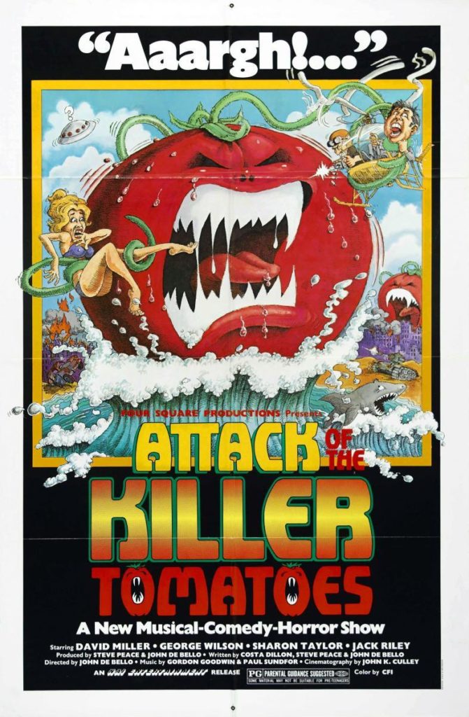 attack of the killer tomatoes poster