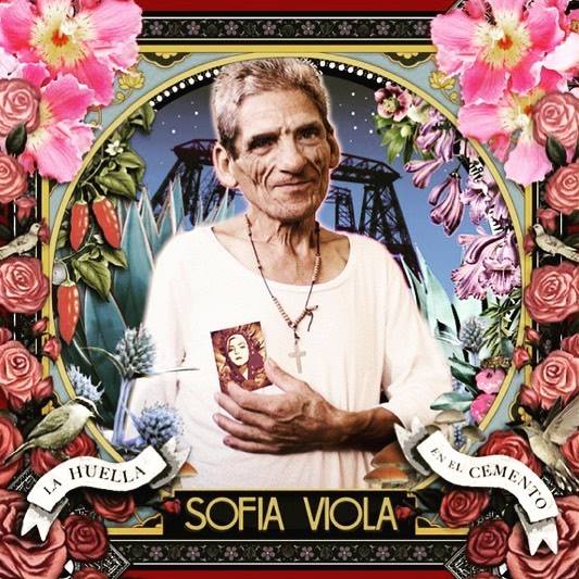 sofia viola huella cemento